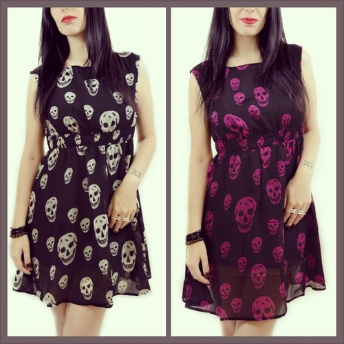 Sourpuss chiffon white - chiffon, pink