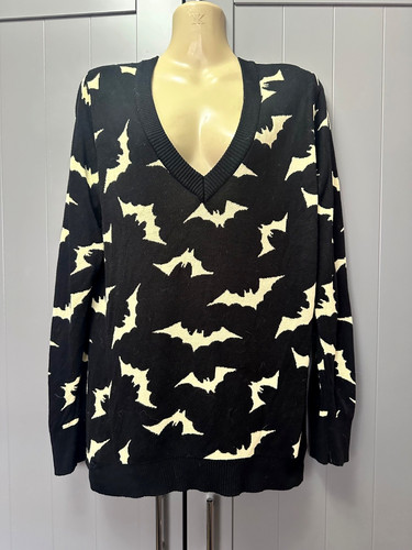 Maglione sourpuss bats nero - sourpuss,