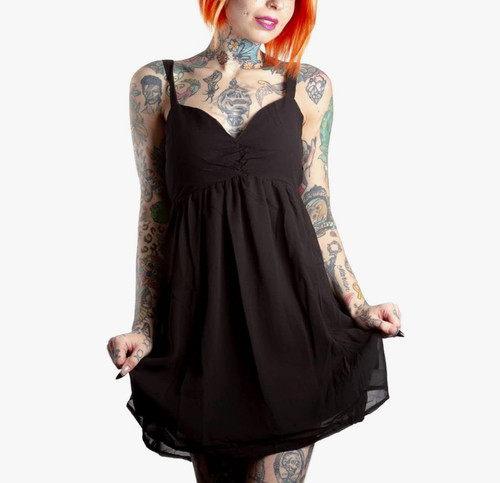 Sourpuss abito mia - nero, taglia