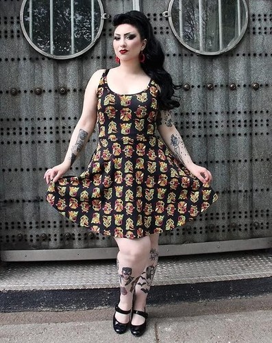 Abito skater donna sourpuss - donna,