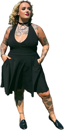 Abito donna sourpuss nero con - abito,